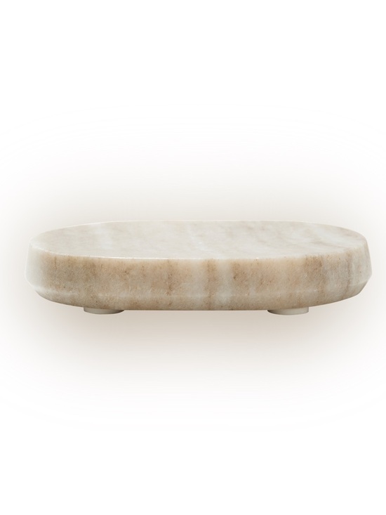 Archipelago Other - Archipelago Marble Soap Dish – Natural Beige Stone | Spa Bath Luxury
